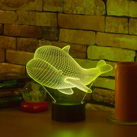 3D светильник Кит - рис 4.