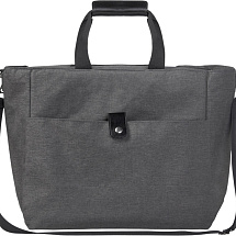 Сумка-холодильник Fabrizio со штопором, серый/черный