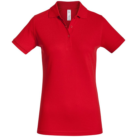 Рубашка поло женская Safran Timeless красная - рис 2.