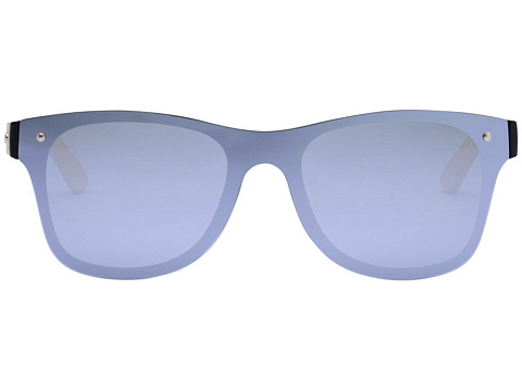 Солнцезащитные очки Tan с бамбуковыми дужками - Серебристый - рис 2.