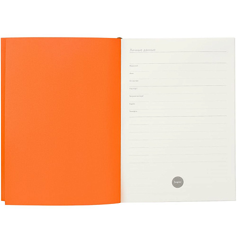 Ежедневник Flat Maxi, недатированный, оранжевый - рис 5.
