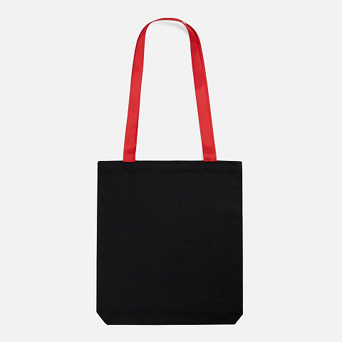 Шопер B4, черный с красными ручками - рис 3.