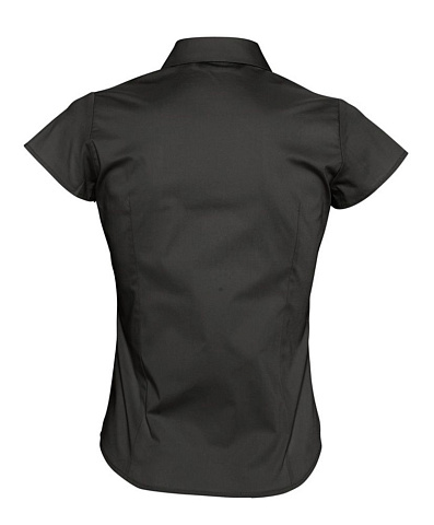 Рубашка женская с коротким рукавом Excess, черная - рис 3.