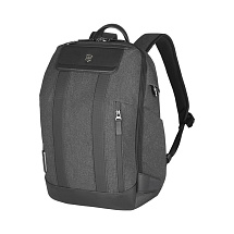 Рюкзак VICTORINOX Architecture Urban2 City Backpack 14'', серый, полиэстер / кожа, 30x19x42 см, 17 л