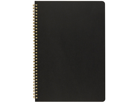 Бизнес тетрадь на гребне А4 Pragmatic, 100 листов в клетку, черный - рис 2.