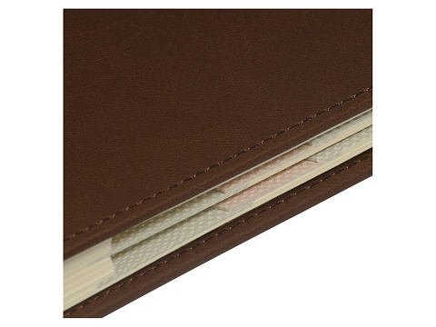 Ежедневник недатированный А5 Velvet Index (коричневый) (Р) - рис 3.