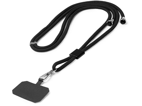 Ланьярд для телефона Kusi, черный - рис 2.