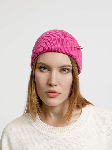 Шапка Pricker, розовая (малиновая) - рис 11.