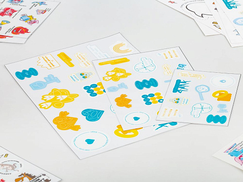 Наклейки UV-DTF Stiker Pack на заказ, S - рис 5.