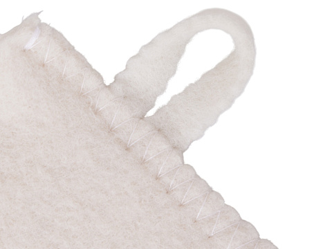 Рукавица для бани и сауны Healing, белый - рис 3.