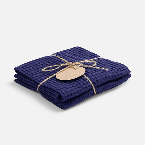 Набор кухонных полотенец Good Wipe, синий - рис 2.