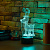 3D лампа Оленёнок - миниатюра - рис 7.