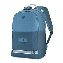 Рюкзак WENGER Tyon 15.6, голубой, переработанный ПЭТ/Полиэстер, 32х18х48 см, 23 л.