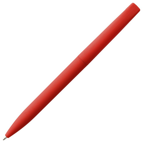 Ручка шариковая Pin Soft Touch, красная - рис 5.