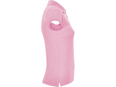 Рубашка поло Star женская, светло-розовый - рис 4.