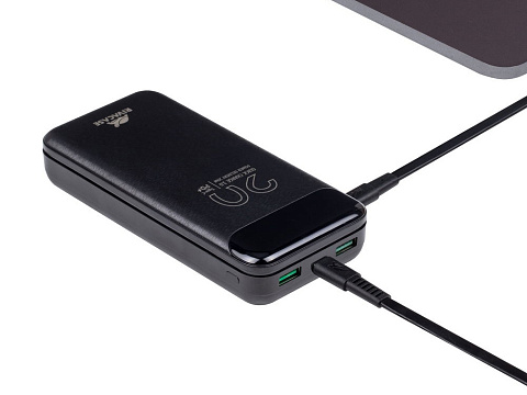 RIVACASE VA2582 (20 000mAh), QC/PD 22.5W внешний аккумулятор с дисплеем, черный /24 - рис 12.