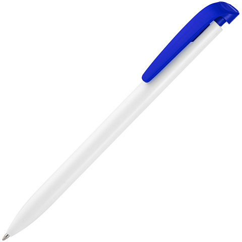 Ручка шариковая Favorite, белая с синим - рис 2.