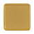 Квадратный шильдик на резинку Epoxi, матовый золотистый - миниатюра - рис 2.