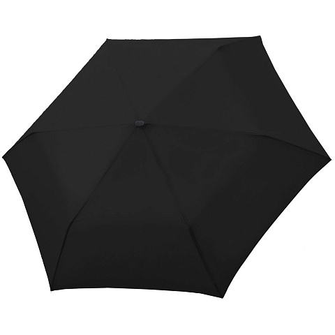 Зонт складной Carbonsteel Slim, черный - рис 2.