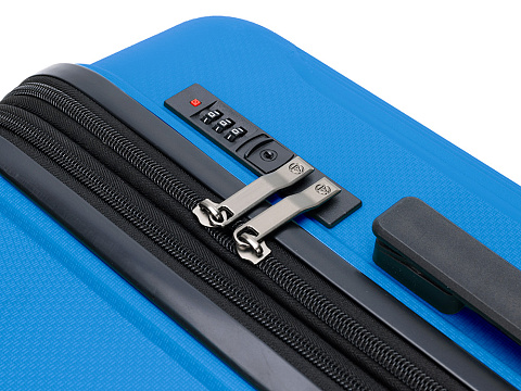 Чемодан TORBER В Отпуск, ярко-синий, полипропилен, 65,5 х 43,5 х 26 см, 62 л - рис 6.