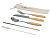 Набор столовых приборов из нержавеющей стали и бука Root из 5 предметов - Натуральный - миниатюра - рис 5.