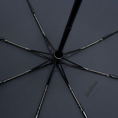 Складной зонт doubleDub, темно-синий - рис 6.