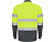 Поло Polaris мужское c длинным рукавом, свинцовый/неоновый желтый - миниатюра - рис 2.