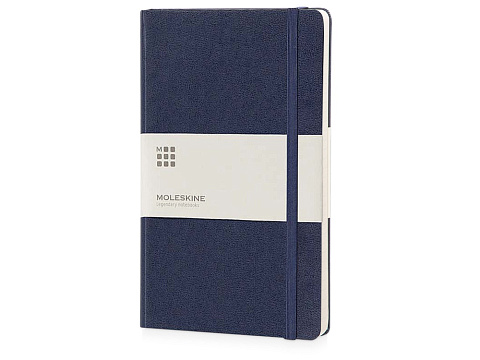 Записная книжка Moleskine Classic (в линейку) в твердой обложке, Pocket (9x14см), синий