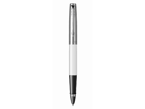 Ручка-роллер Parker Jotter Original T60 White СT (чернила черные) в подарочной коробке - рис 6.