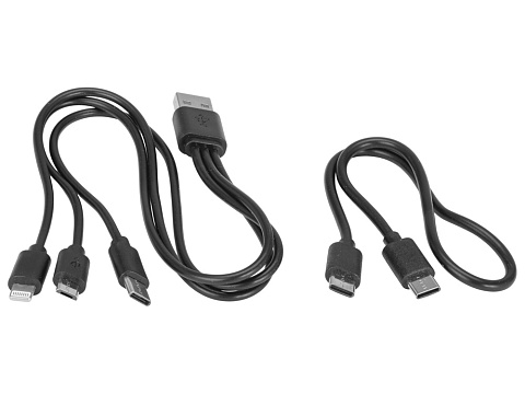 Внешний аккумулятор Mild Pro c быстрой зарядкой QC/PD, 20 000 mAh, серый (Р) - рис 9.