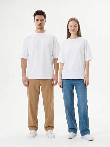 Футболка Oversize Premium 210, белая - рис 9.