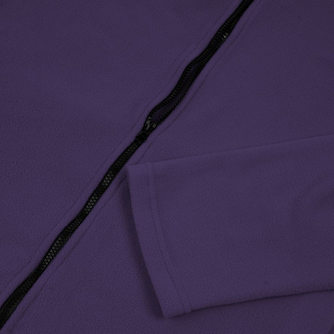 Куртка флисовая унисекс Manakin, фиолетовая - рис 4.