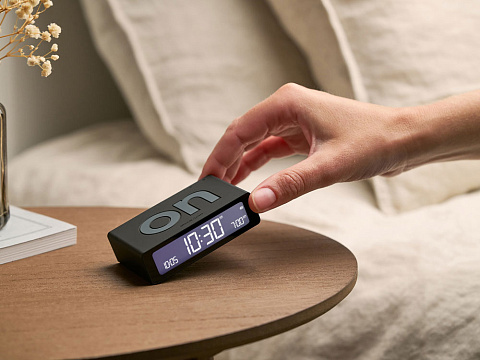 Часы настольные Flip Mini, черный - рис 8.