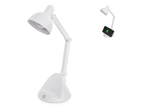 Настольный светильник с функцией беспроводной зарядки Bendy (Р)