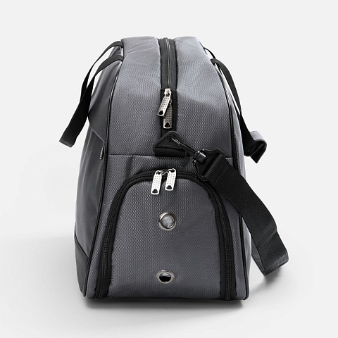 Спортивная сумка Atlantes, серая с черным - рис 4.