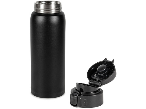 Термокружка Relaxika 701 (0,48 литра), черная (без лого) - рис 5.