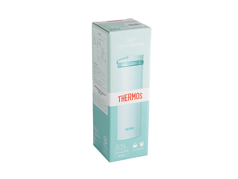 Термос из нерж. стали тм THERMOS JNO-501-ESP 0.5L, коричневый - рис 3.