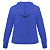 Толстовка женская Hooded Full Zip ярко-синяя - миниатюра - рис 4.