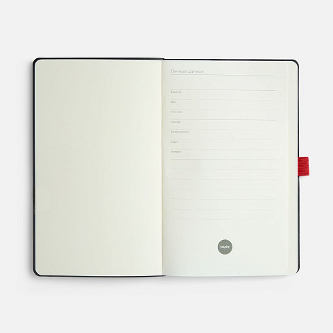 Ежедневник Lungo, недатированный, красный - рис 8.