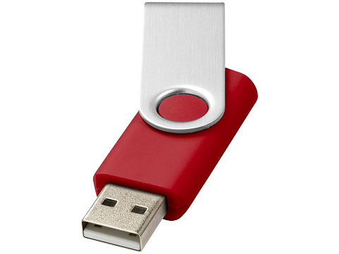 USB-флешка на 16 Гб Rotate Basic, красный