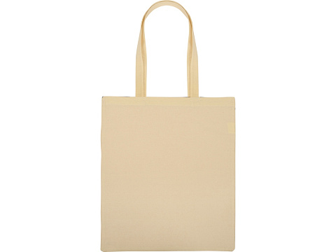 Сумка для шопинга Twin двухцветная из хлопка, 180 г/м2, черный/натуальный - рис 7.