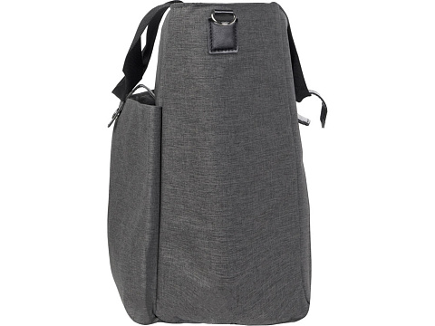 Сумка-холодильник Fabrizio со штопором, серый/черный - рис 9.