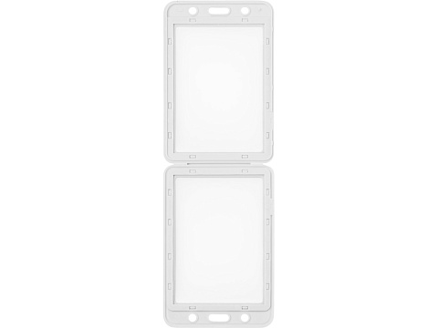Держатель для бейджа Haven Transparent, белый - рис 3.