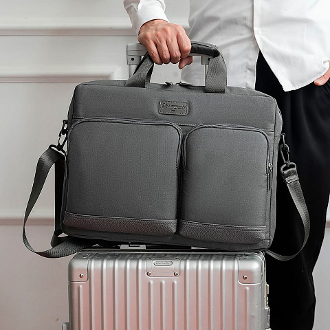 Cумка для ноутбука L255, темно-серая - рис 16.