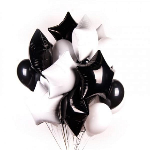 Набор воздушных шаров Black&White