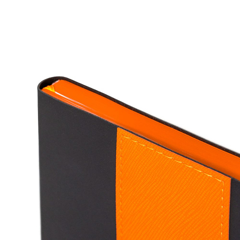 Ежедневник Bookmark, недатированный, черный с оранжевым - рис 7.