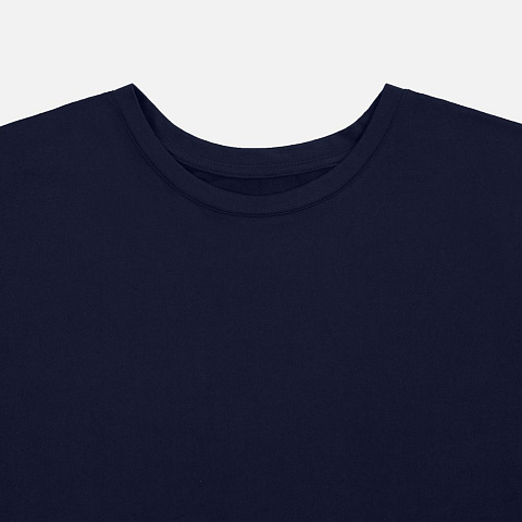 Футболка унисекс Senti, темно-синяя - рис 4.