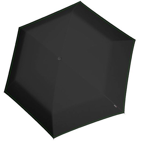 Зонт складной US.050, черный с неоновой петлей - рис 3.