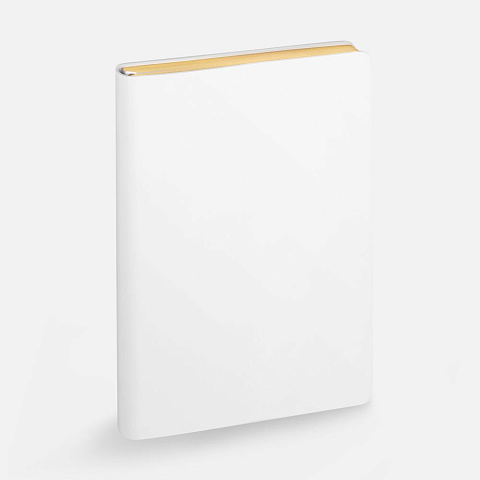 Ежедневник Nebraska Flex, недатированный, белый с золотистым - рис 3.