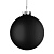 Елочный шар Finery Matt, 10 см, матовый черный - миниатюра - рис 3.